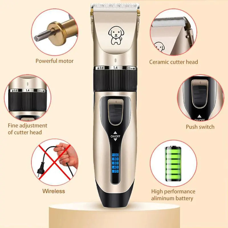 Dog Hair Clippers Trimmer  Set
